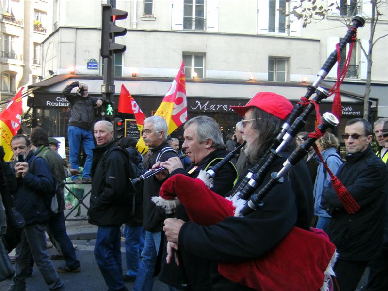 Manif retraités cheminots15 nov 2011