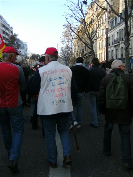 Manif retraités cheminots15 nov 2011