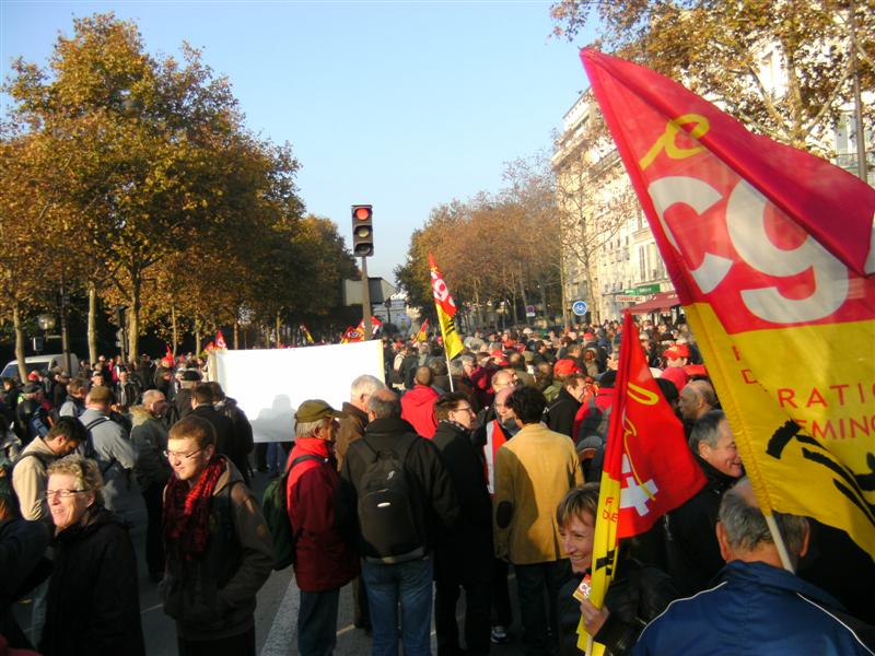 Manif retraités cheminots15 nov 2011