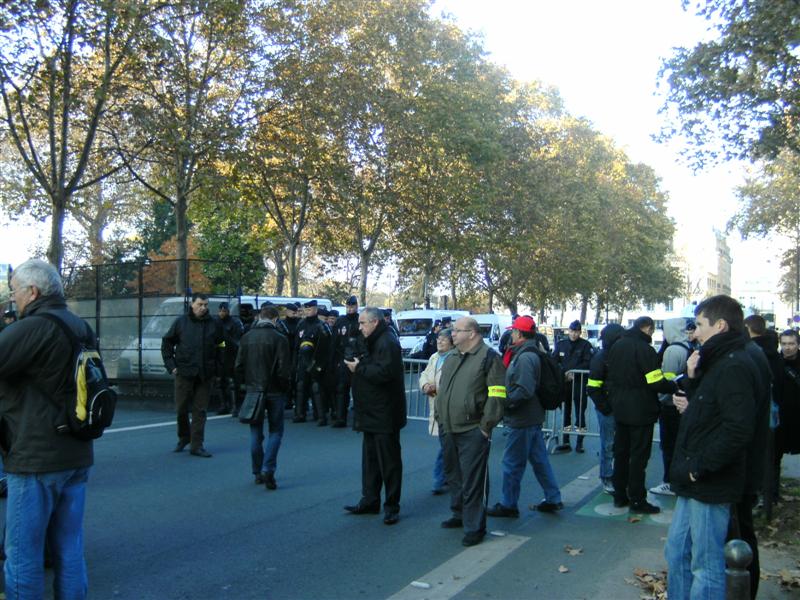 Manif retraités cheminots15 nov 2011