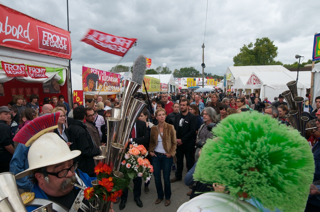 Clémentin Autain et la fanfare Zeko