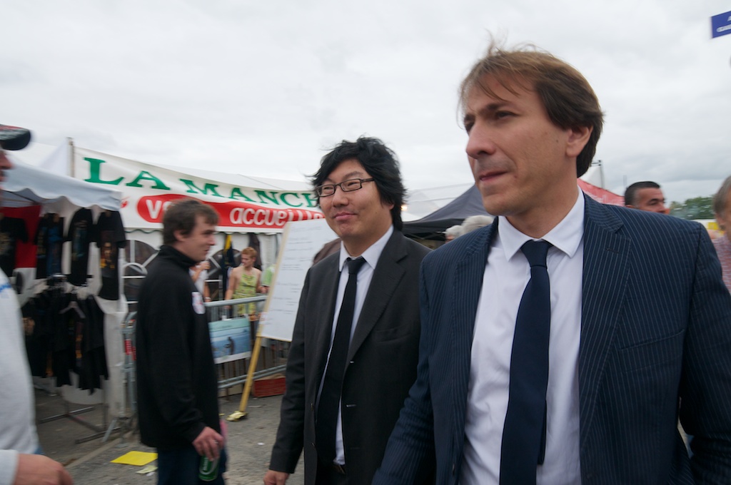 Jean-Vincent Placé dans la fête