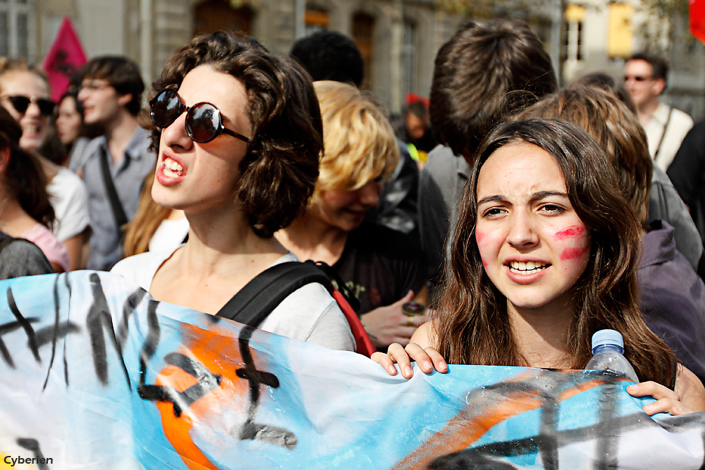 Manifestation des enseignants du public et du privé à Paris - 27 septembre 2011