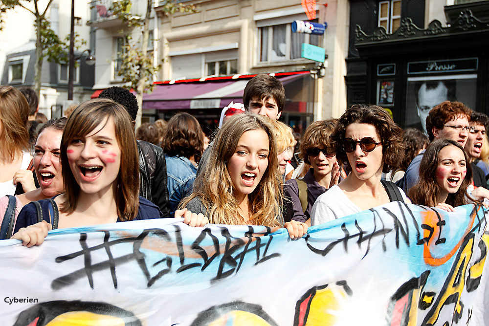 Manifestation des enseignants du public et du privé à Paris - 27 septembre 2011