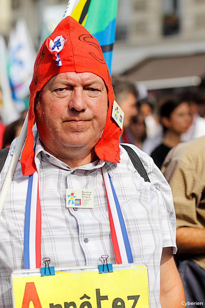 Manifestation des enseignants du public et du privé à Paris - 27 septembre 2011