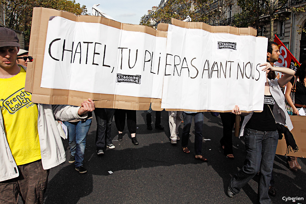 Manifestation des enseignants du public et du privé à Paris - 27 septembre 2011