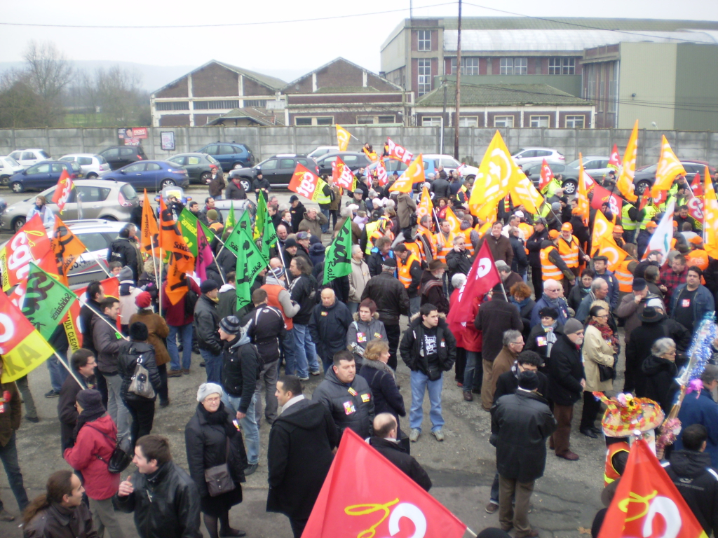 PETROPLUS Petit-Couronne (76) - Rassemblement du 18/01/2012