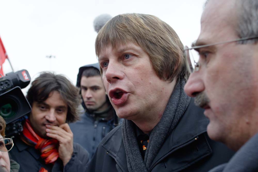 Manifestation à Paris pour la santé et l'action sociale le 11 mars 2004