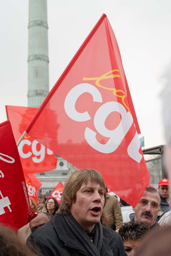 Manifestation à Paris pour la santé et l'action sociale le 11 mars 2004