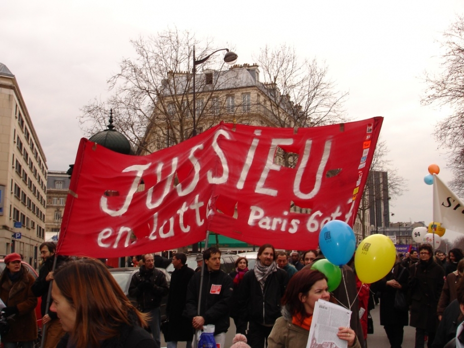 Jussieu en lutte