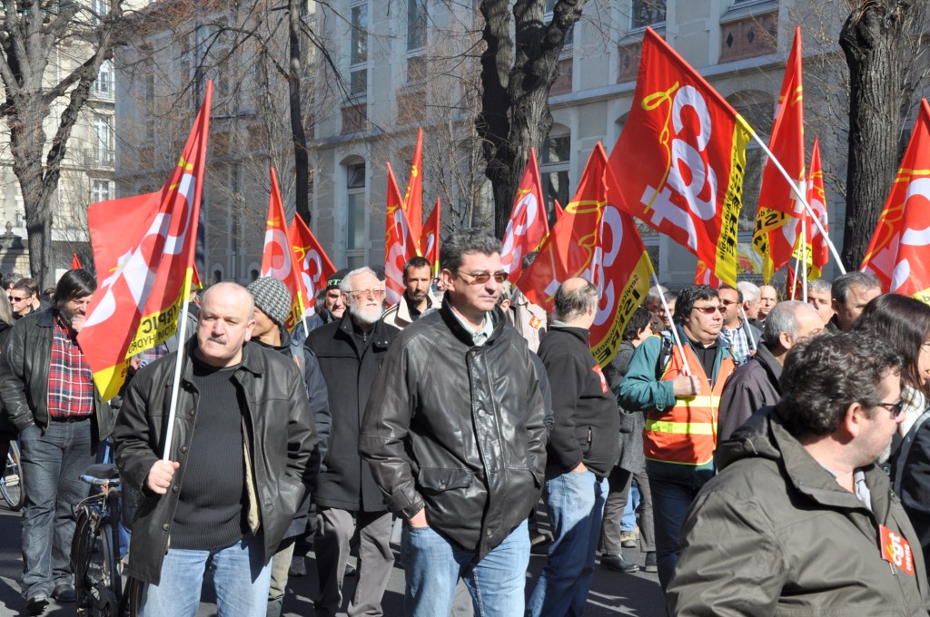 GRENOBLE- Manifestation européenne contre l'austérité