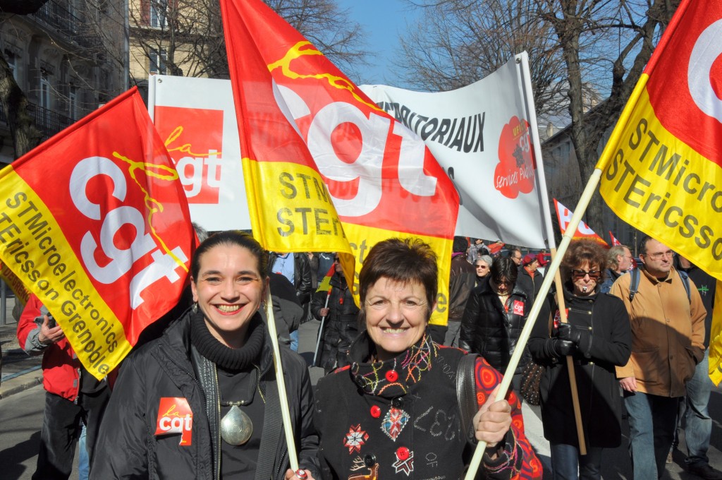 GRENOBLE- Manifestation européenne contre l'austérité