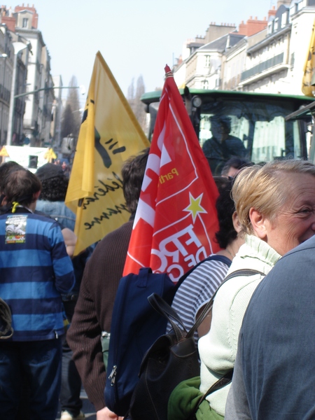 Manifestation contre l'Ayrault port ND des Landes