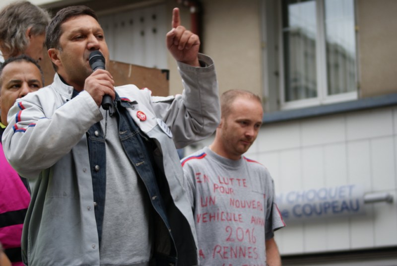 15 septembre 2012 manifestation à Rennes contre les licenciements à PSA