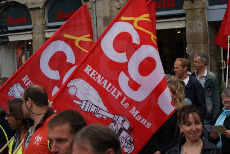 15 septembre 2012 manifestation à Rennes contre les licenciements à PSA