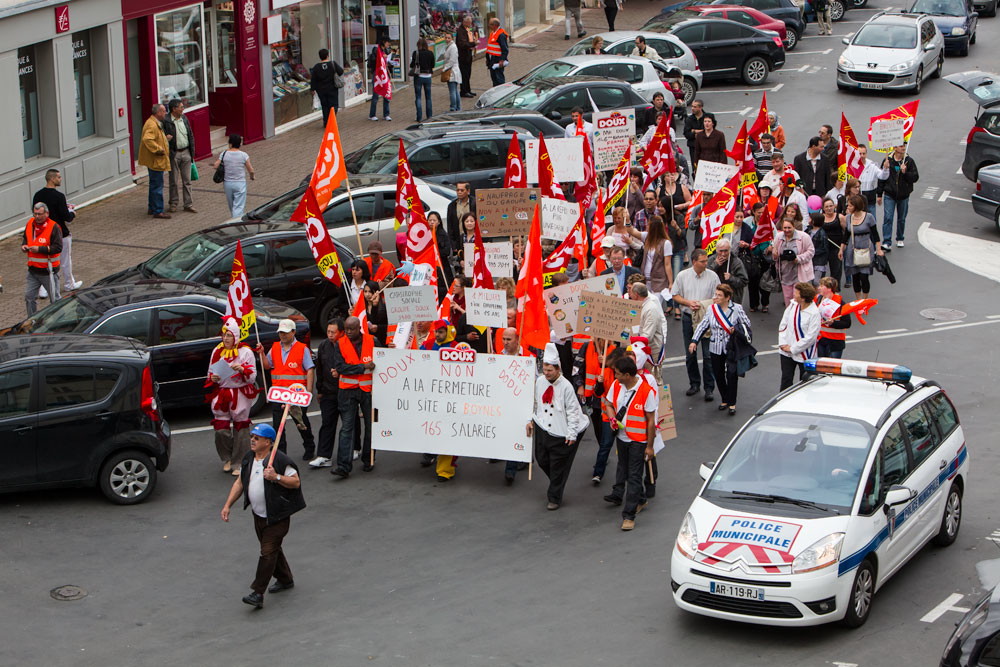 Manifestation contres licenciements