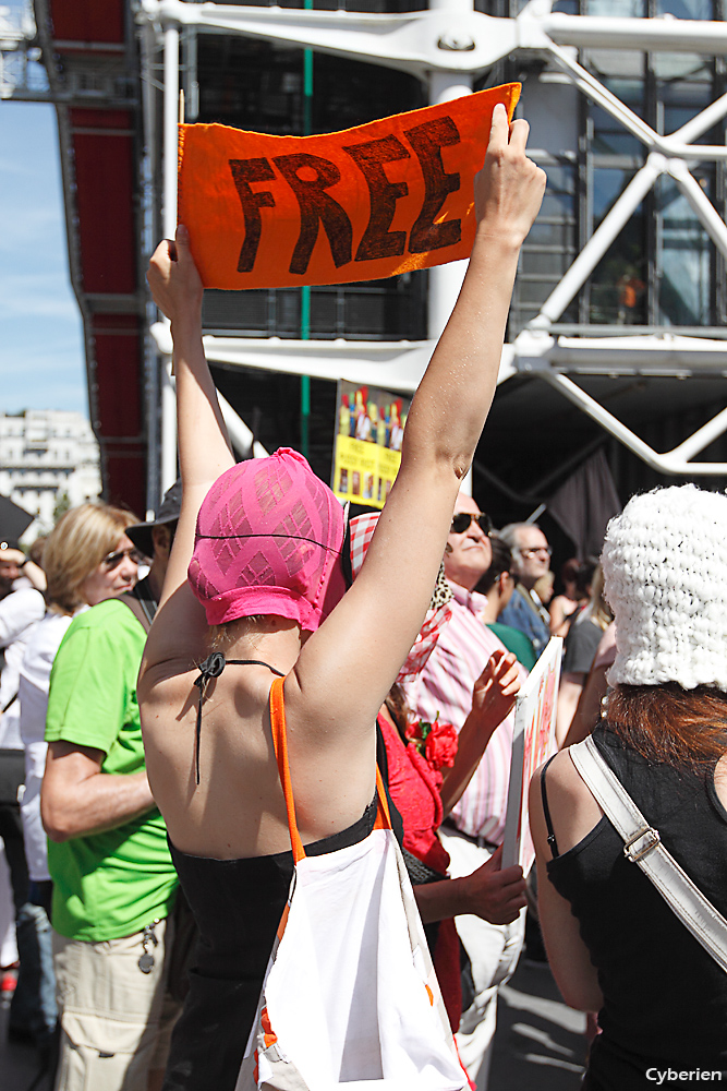 Rassemblement pour les Pussy Riots