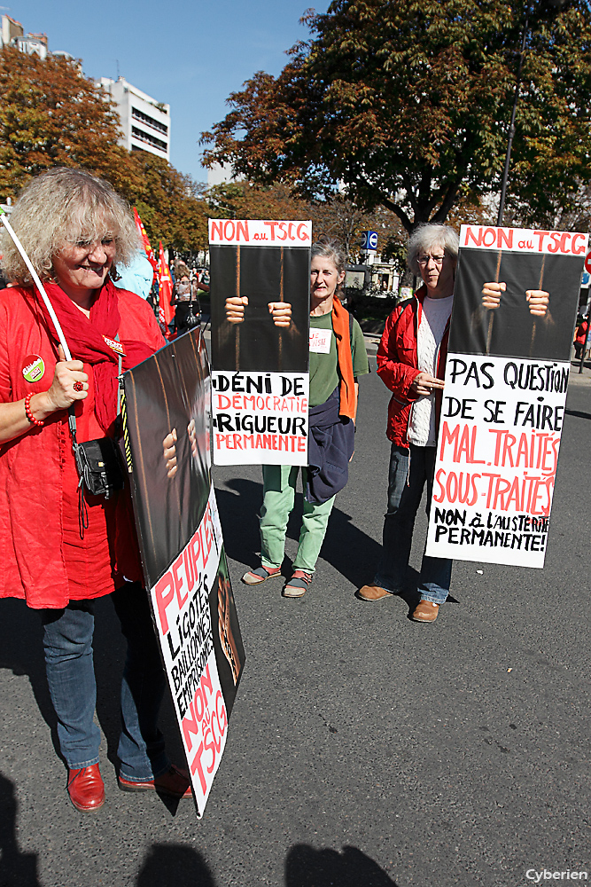 Manif contre le TSCG