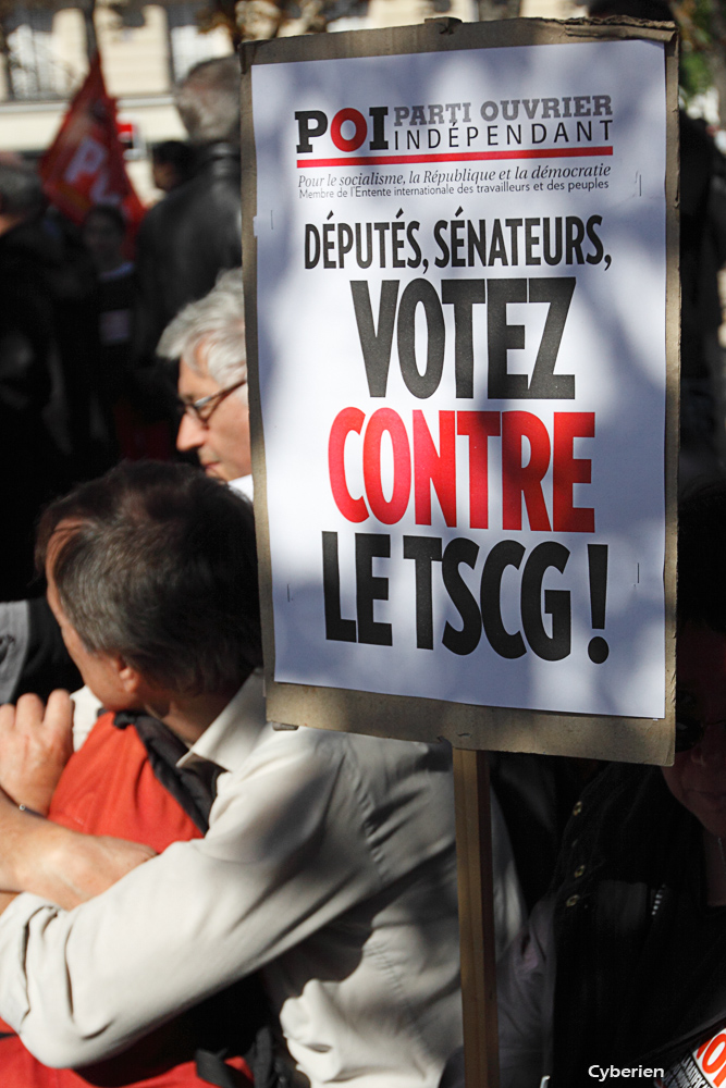 Manif contre le TSCG