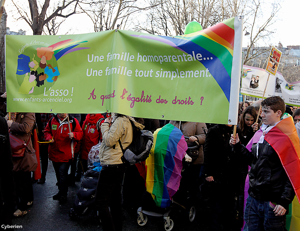 Manif pour l'égalité des droits