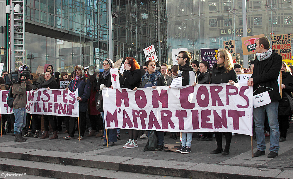 Manifestation pour la défense de l'IVG