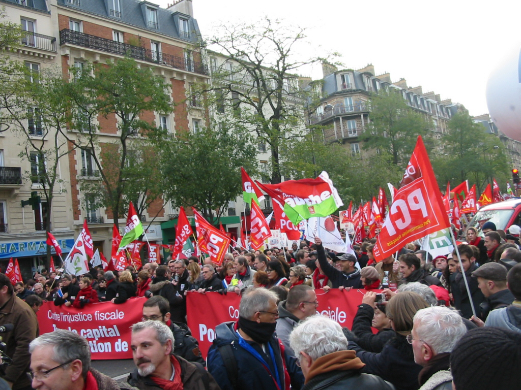 Mise  en place de la tête de manifestation. (2)