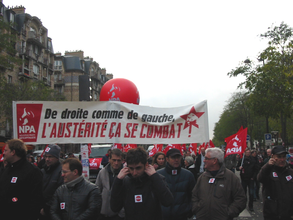 Cortège du NPA.