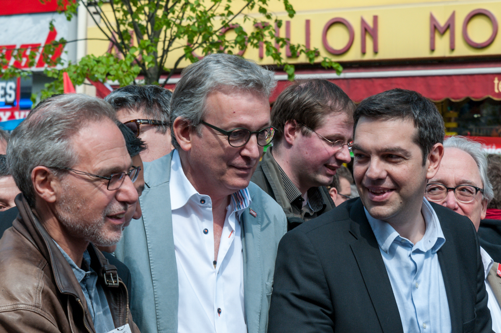 Pierre Laurent et Alexis Tsipras