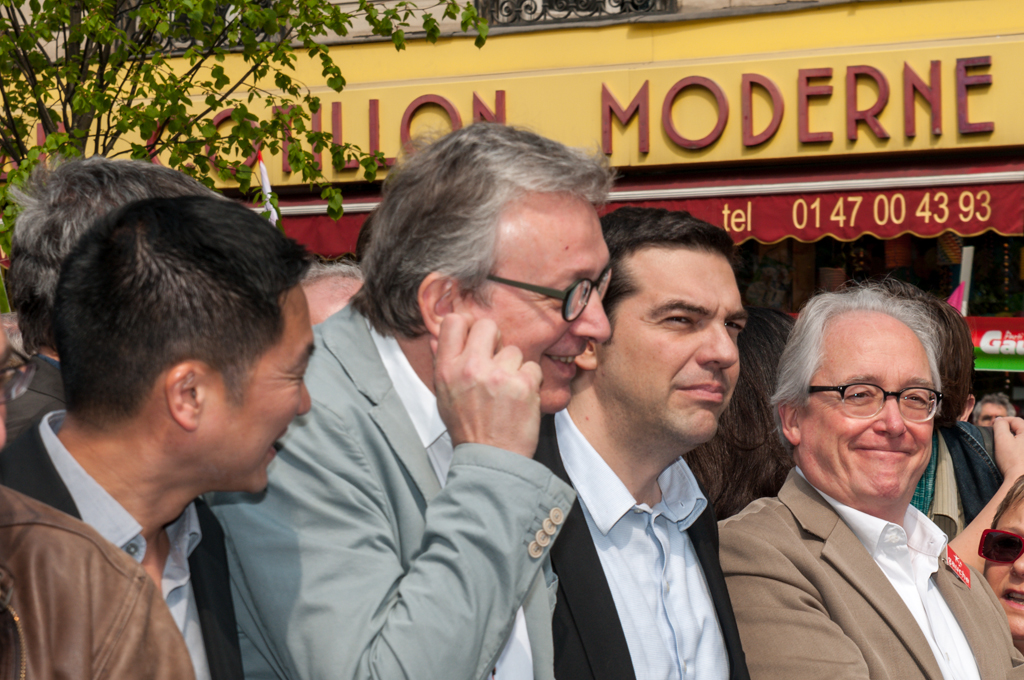 Liem Hoang-Ngoc, Pierre Laurent, Alexis Tsipras, Christian Picquet