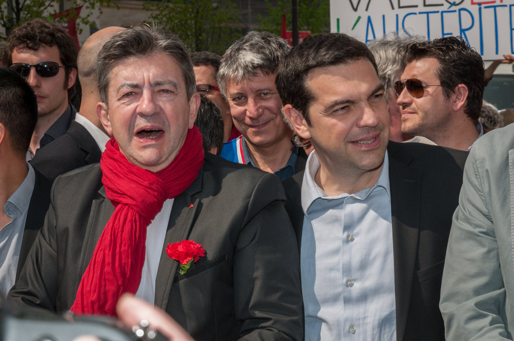 Jean-Luc Mélenchon et Alexis Tsipras