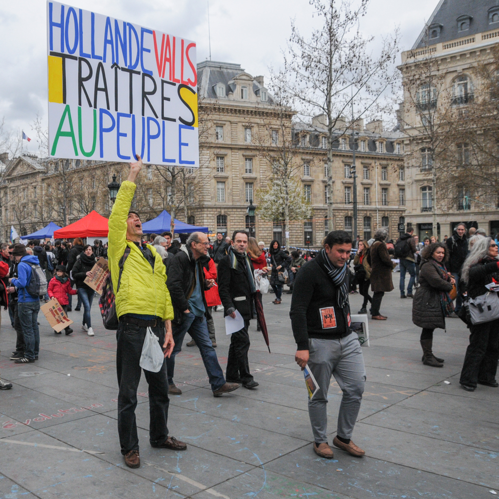 L'homme Ã  la pancarte