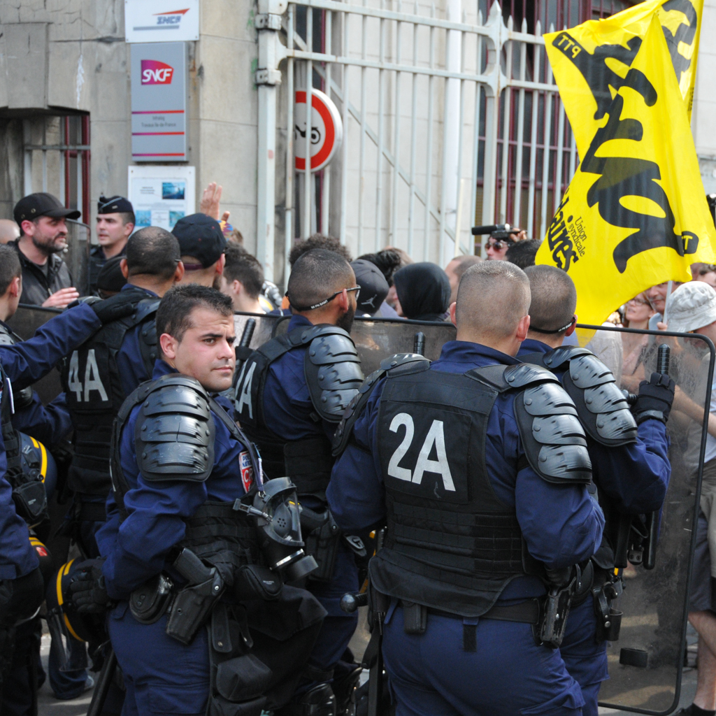 Manif sauvage gare de Lyon