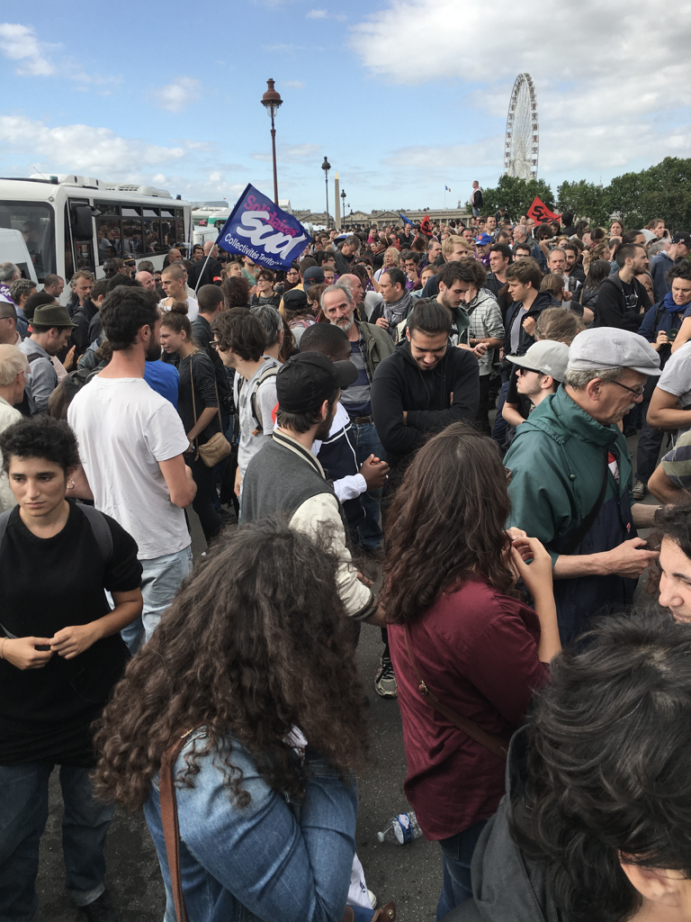 La nasse du pont Concorde