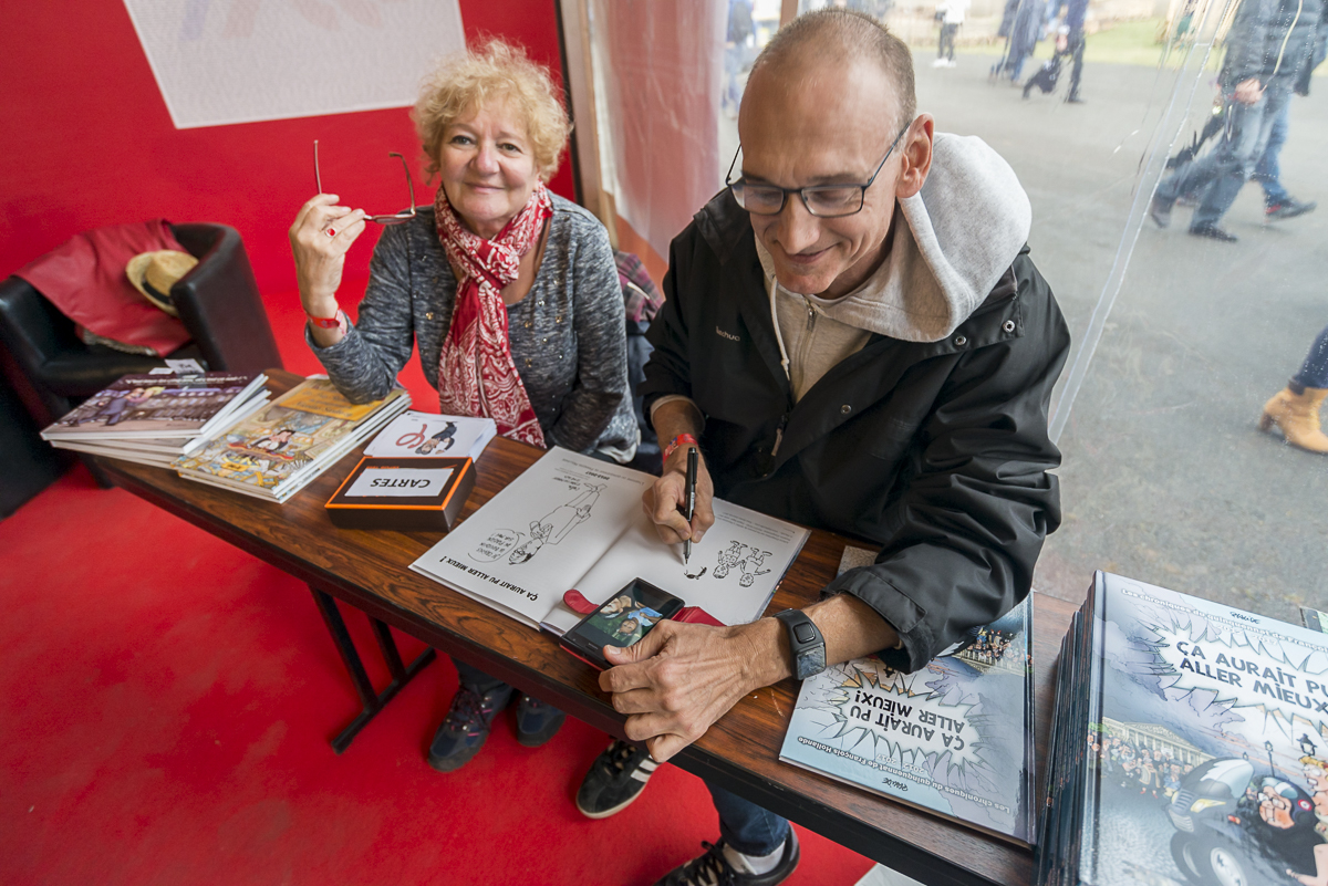 Dédicace par Placide