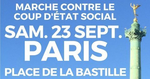 Appel Marche contre le coup d'État social - samedi 23/09