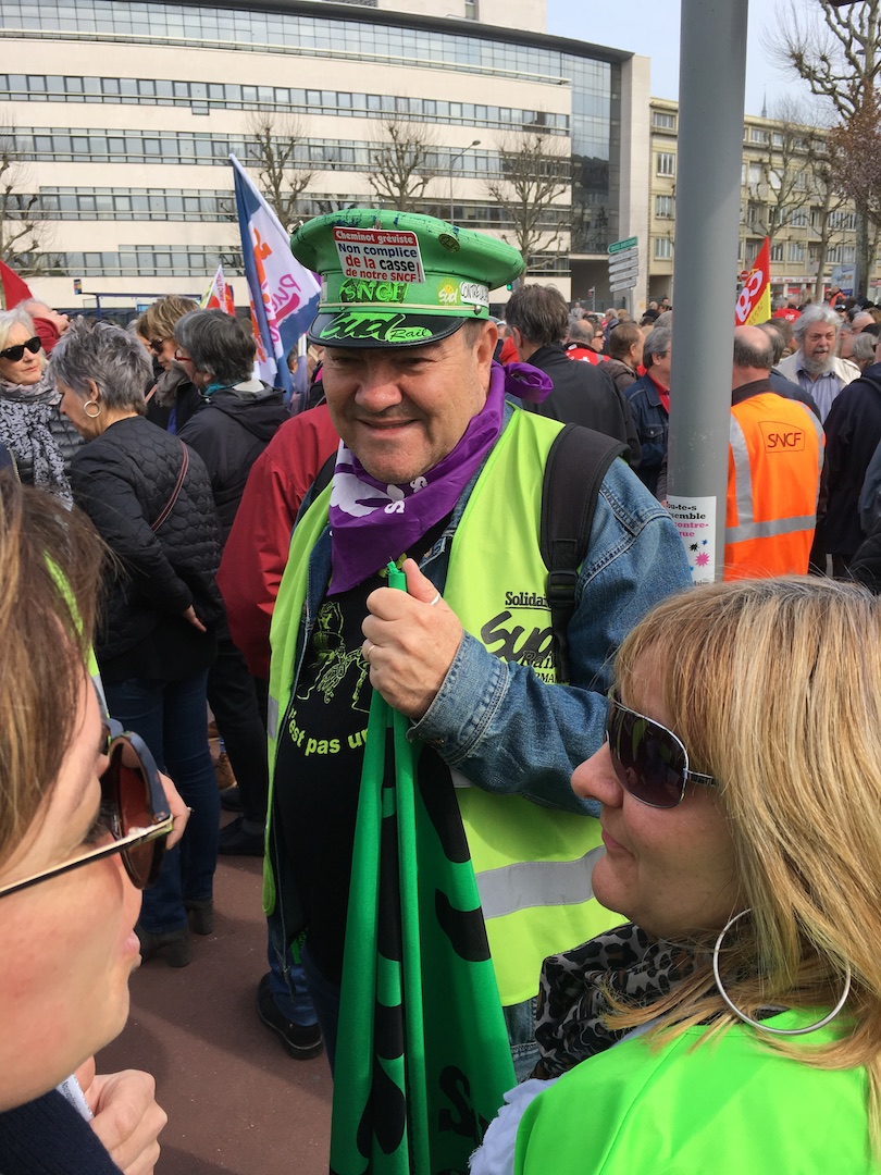 Rouen cheminots 14 avril 2018