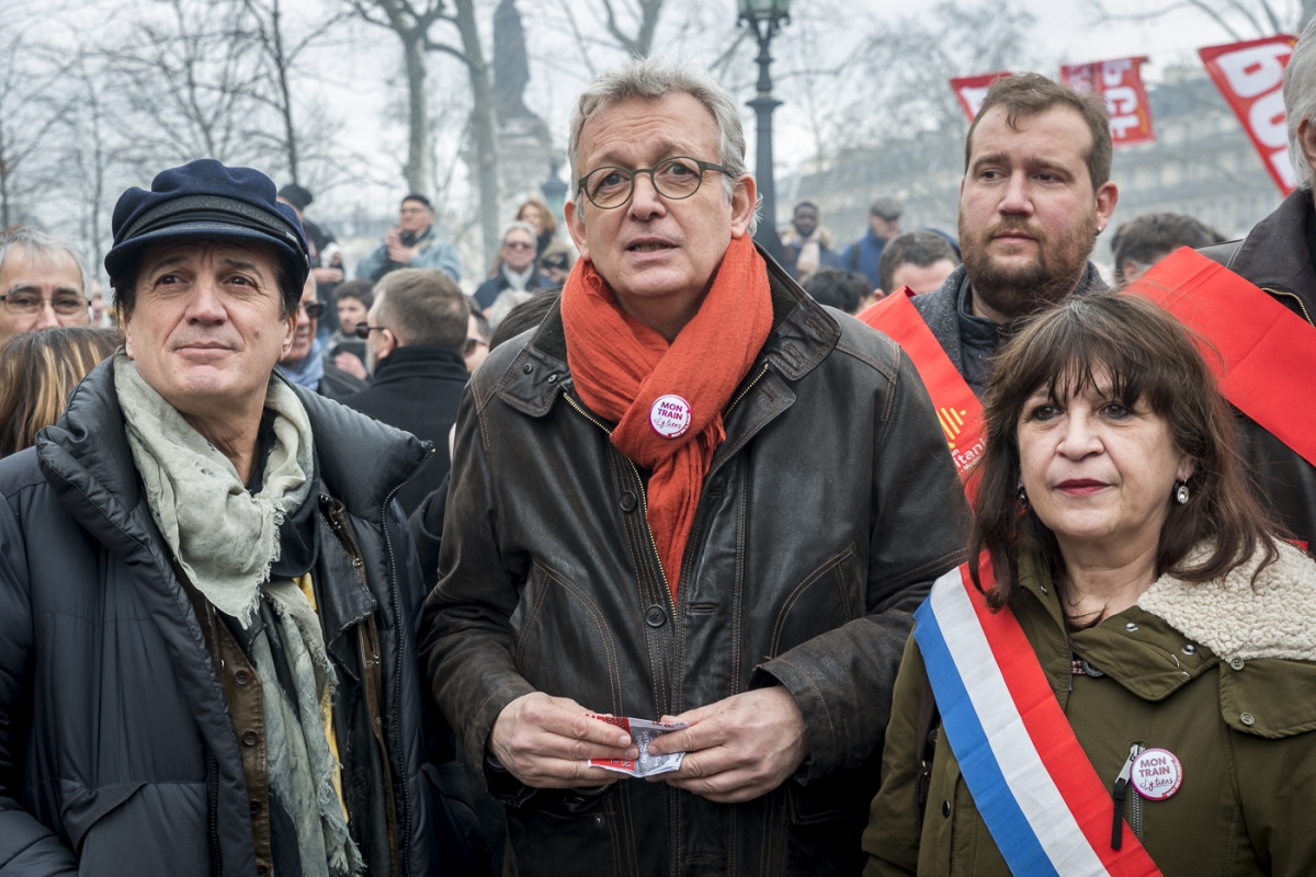 Eliane Assassi et Pierre Laurent