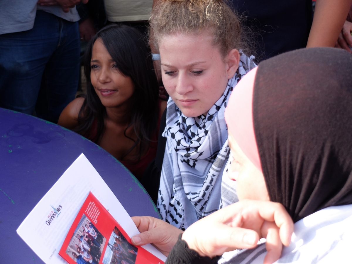 Ahed Tamimi à Gennevilliers