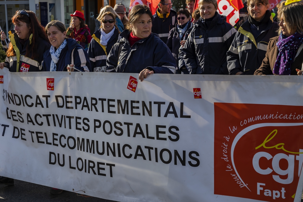 Manif des postiers