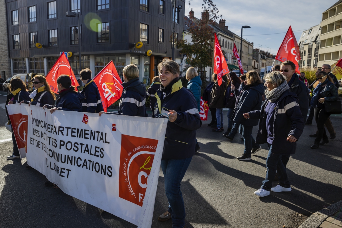 Manif des postiers