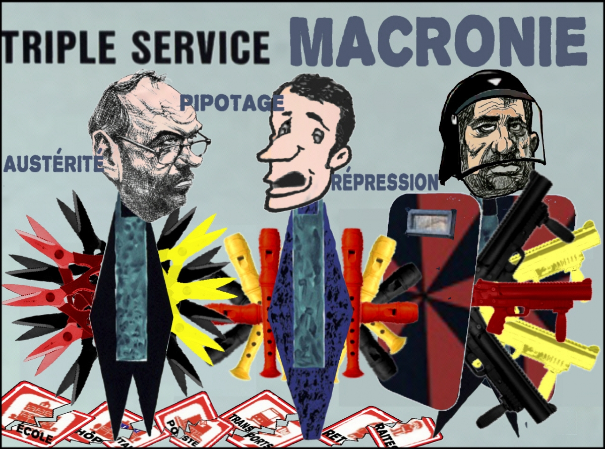 triple service macronie