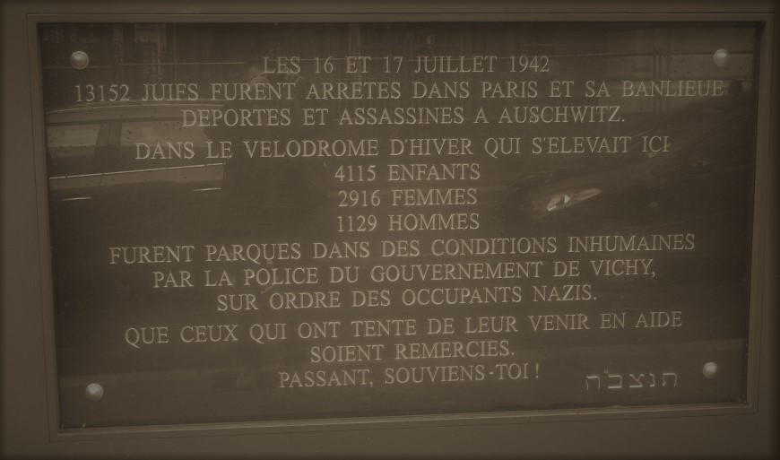 Plaque commémorative