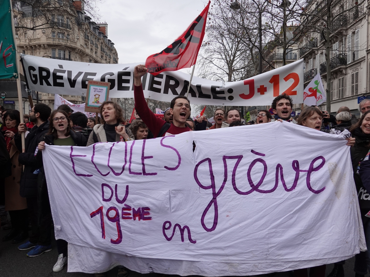 écoles en grève