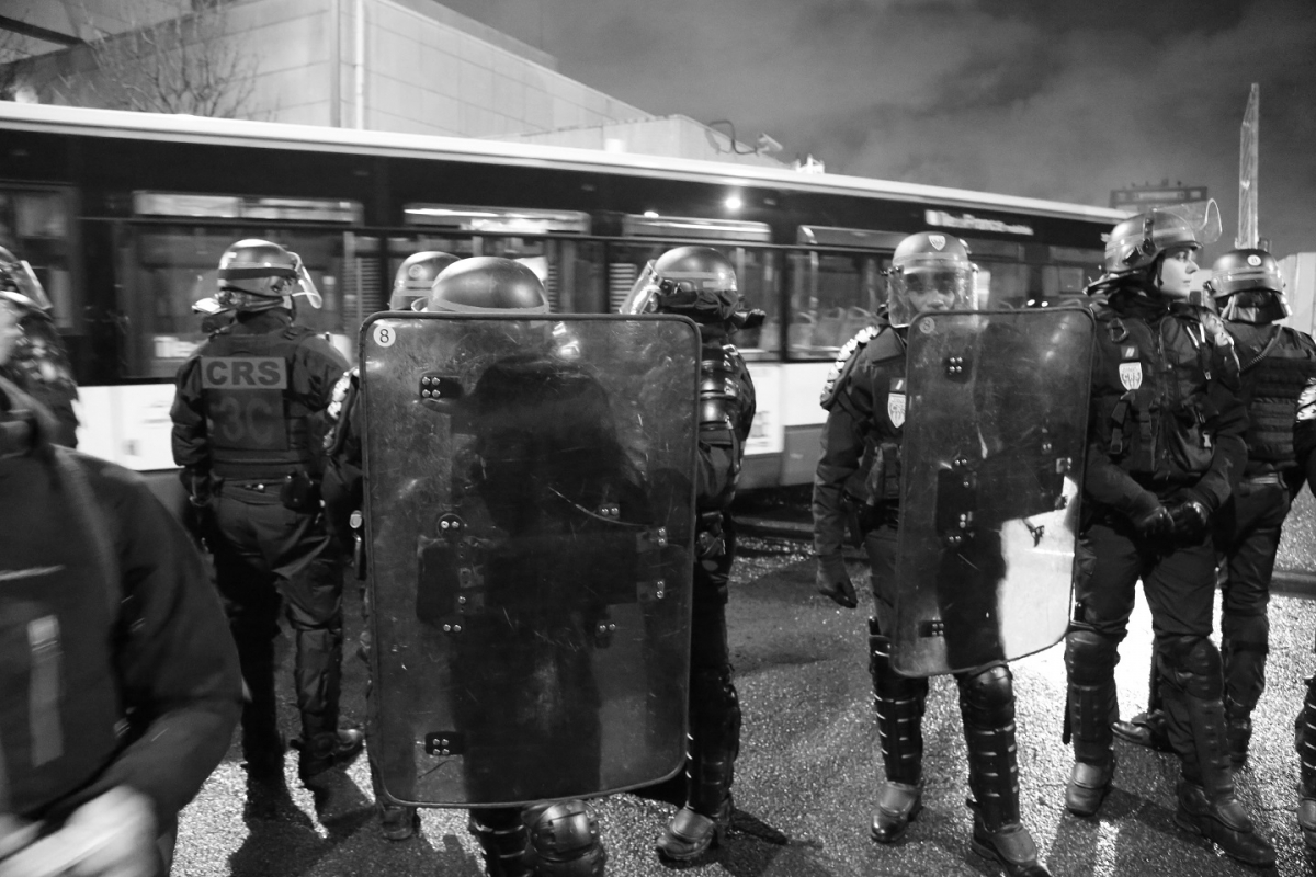 Blocage du dépôts RATP de Vitry.