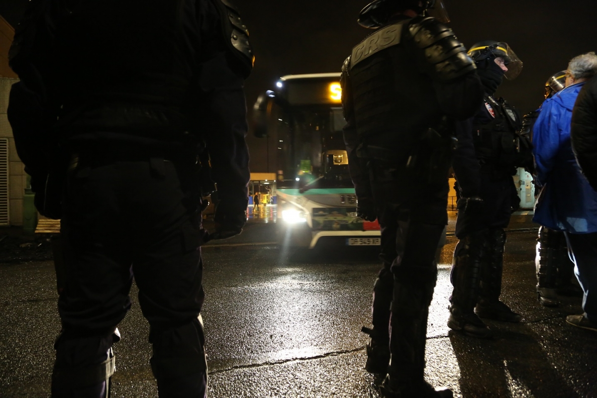 Blocage du dépôts RATP de Vitry.