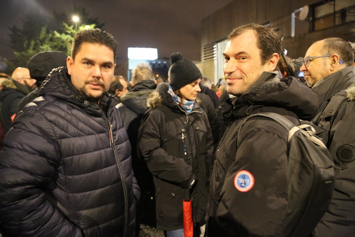 Blocage du dépôts RATP de Vitry.