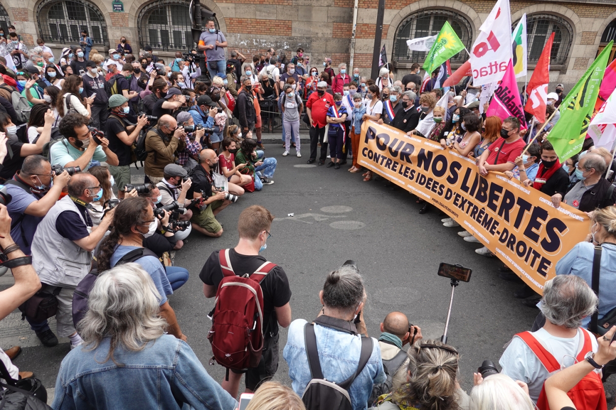 début de manif