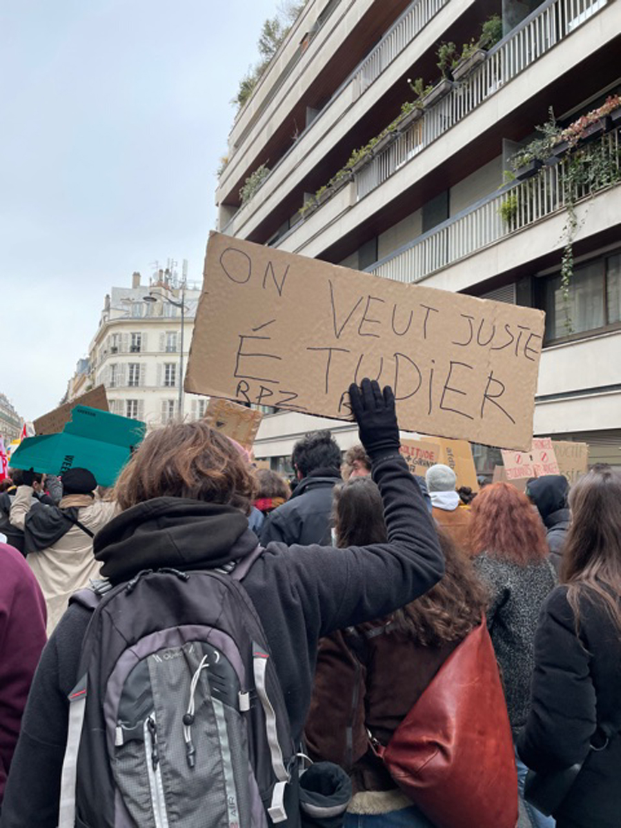 On veut étudier