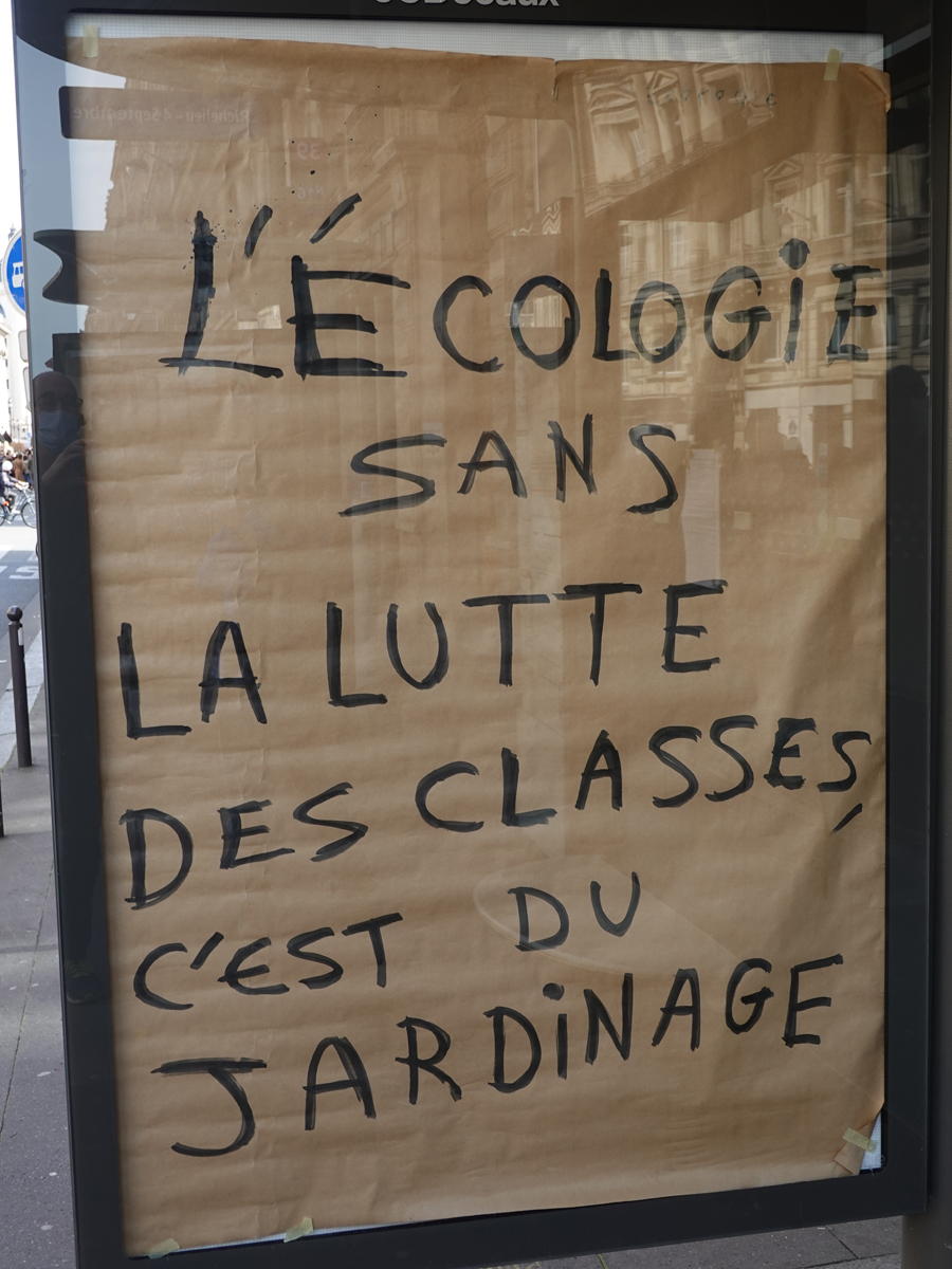 Lutte des classe et jardinage