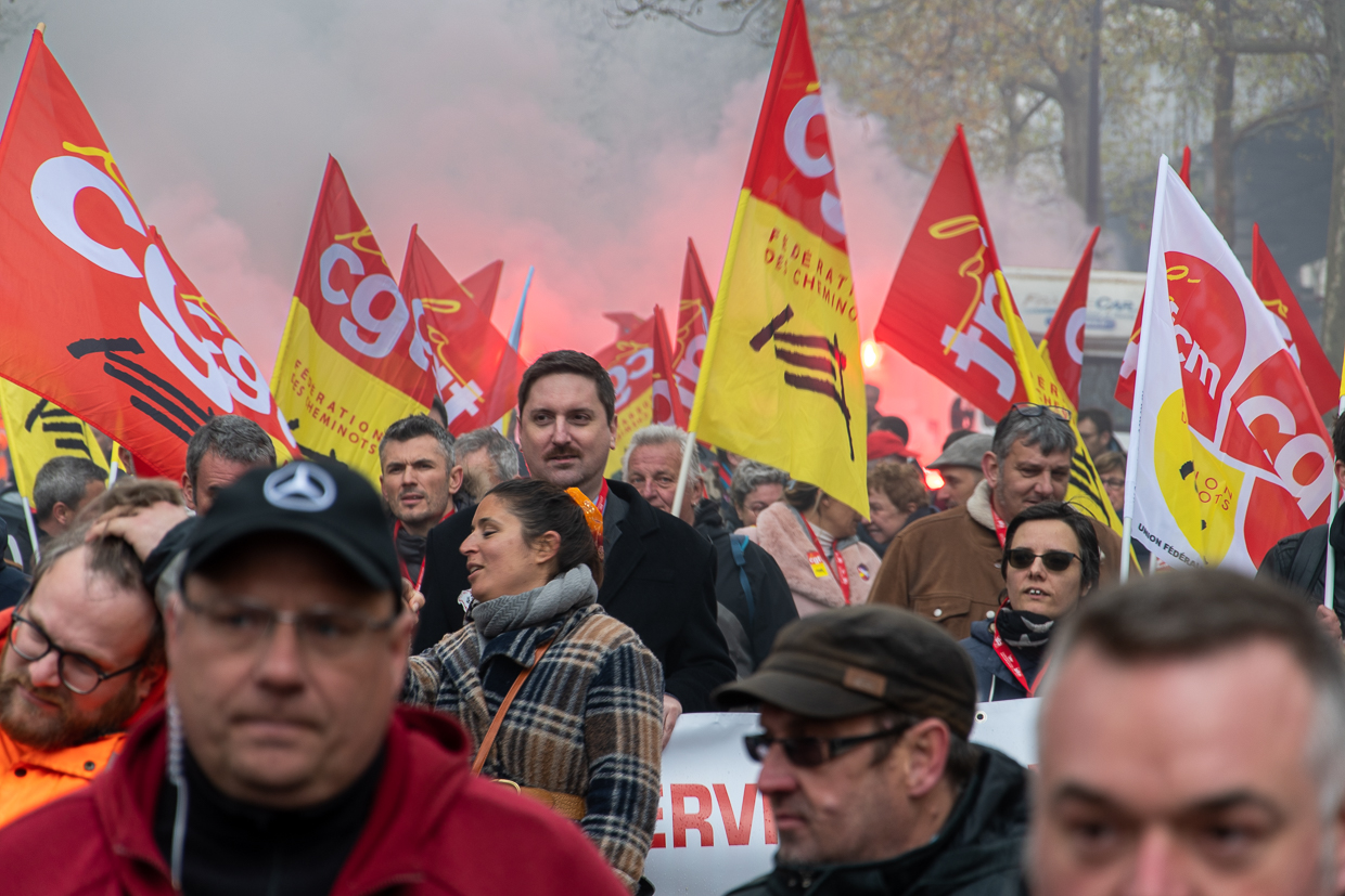 Laurent Brun, secrétaire général de la fédération CGT cheminots